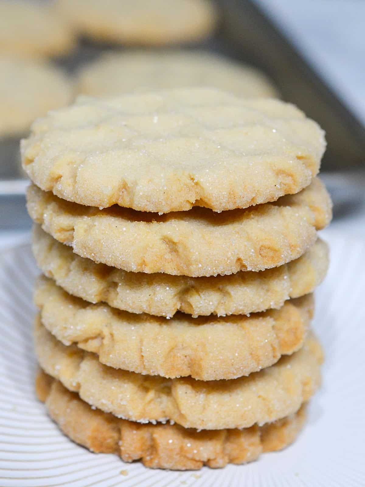 stack of the best sugar cookies