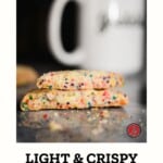light and crispy sugar cookies, pinterest