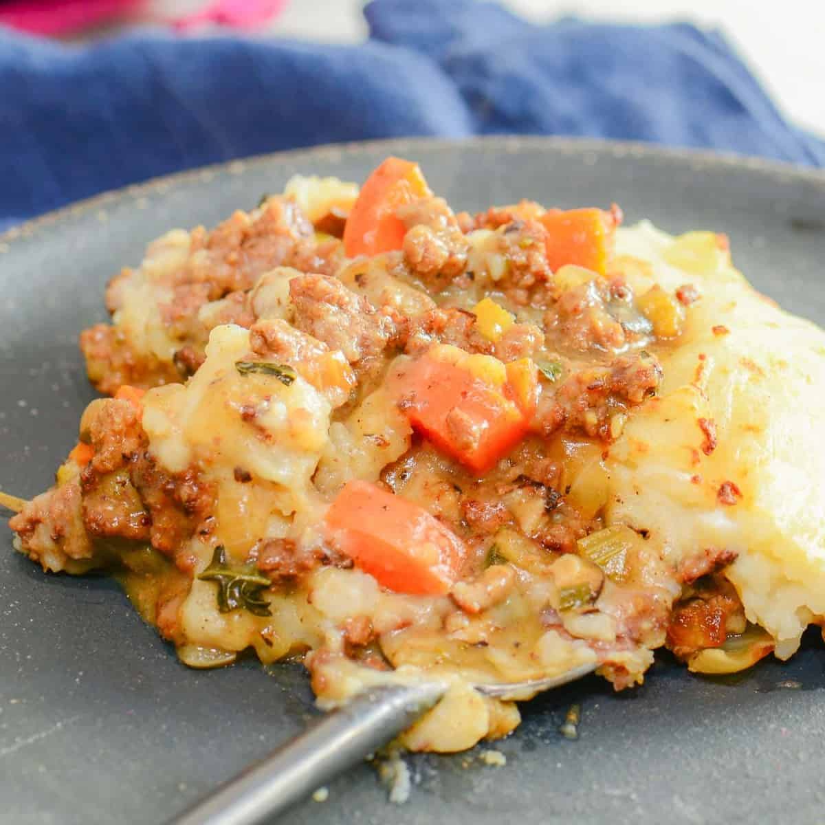 shepherds pie on a plate