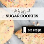 step by step sugar cookies, pinterest