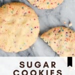 the lightest, cripiest sugar cookies, pinterest