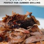 BBQ Smoked Pulled Pork Pinterest Pin