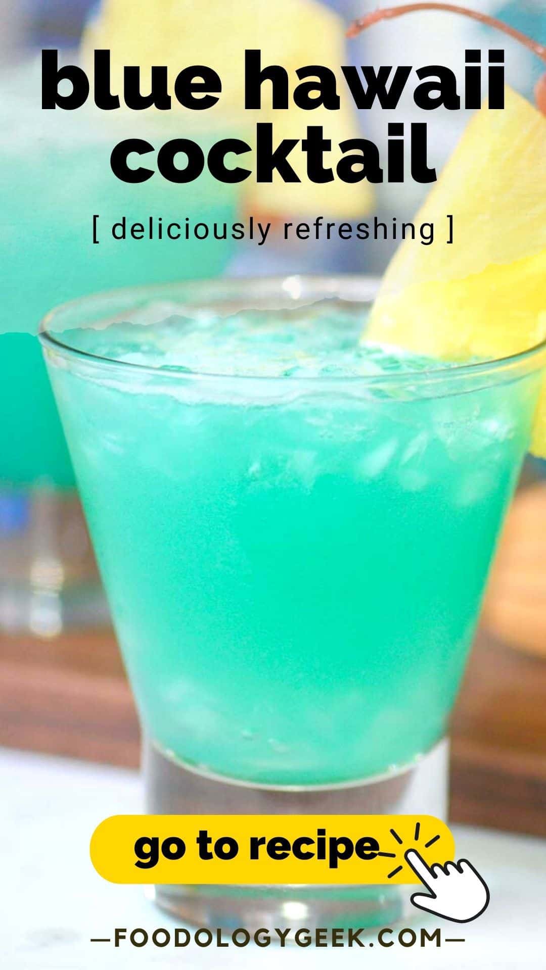 blue hawaii. cocktail pinterest image