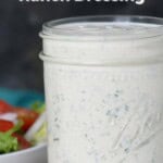 Easy Ranch Dressing Pinterest Pin