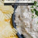 Homemade French Onion Dip Pinterest Pin 2