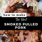 How to Make Smoked Pulled Pork Pinterest Pin