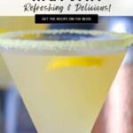 Refreshing Lemon Drop Martini Pinterest Pin