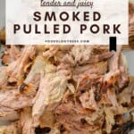 Tender Smoked Pulled Pork Pinterest Pin