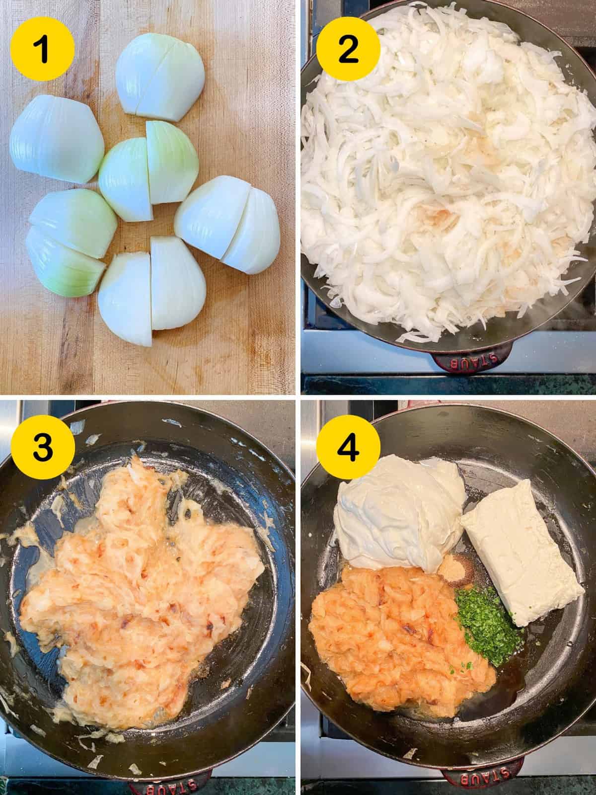 ingredients that go into french onion dip