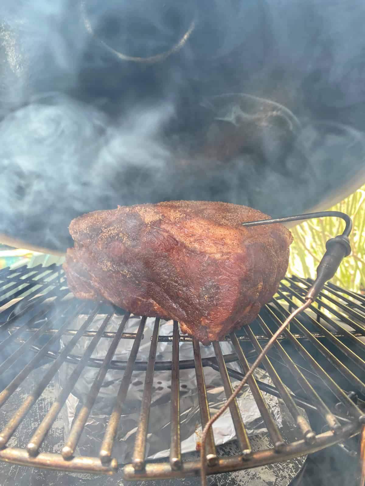 pork butt on the grill