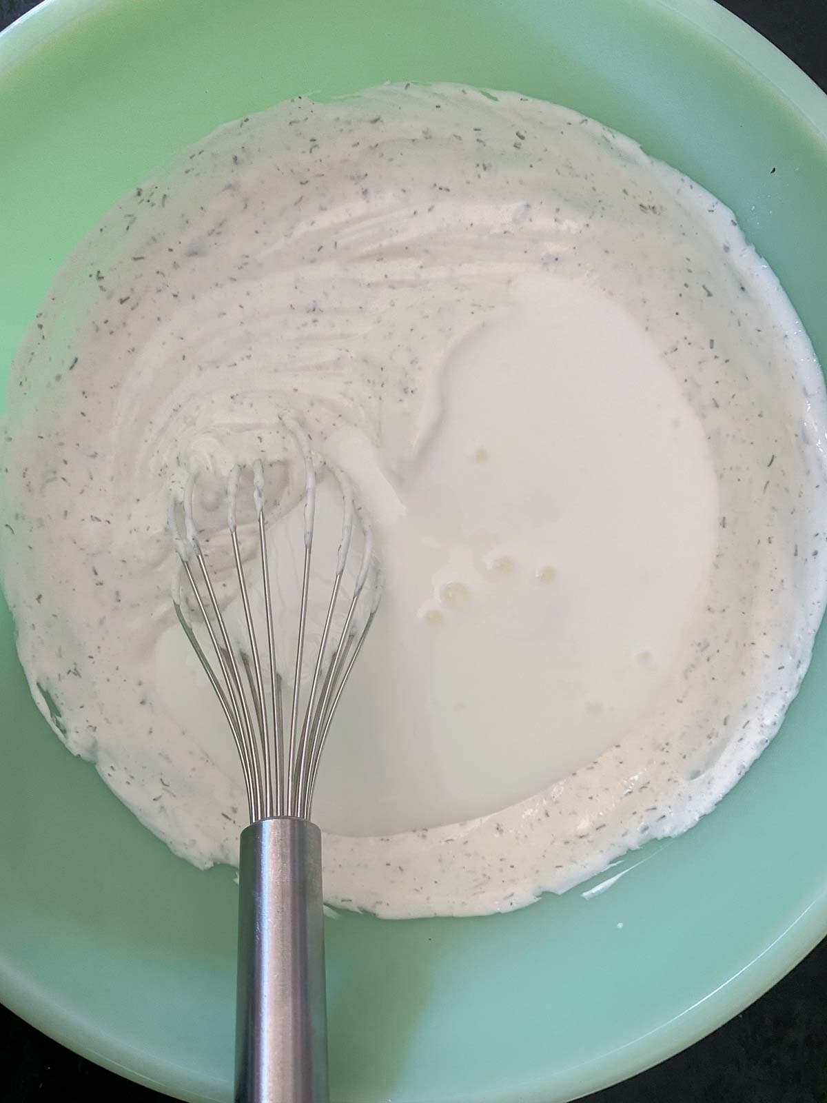 add buttermilk to the ranch dressing