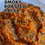 Easy Homemade Smoky Roasted Salsa Pinterest Pin