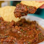 Restaurant Style Roasted Tomato Salsa Pinterest Pin