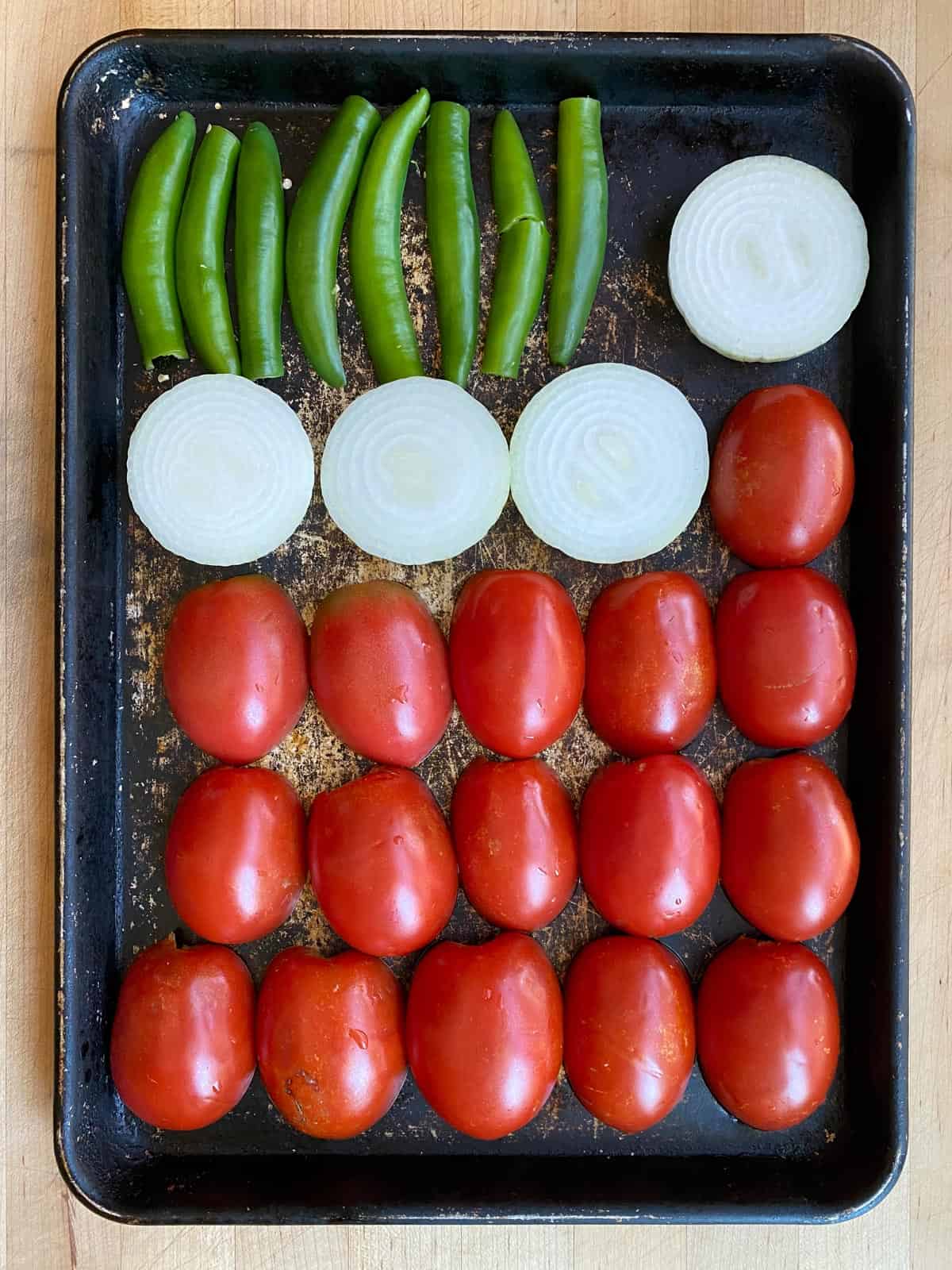 ingredients for roasted salsa