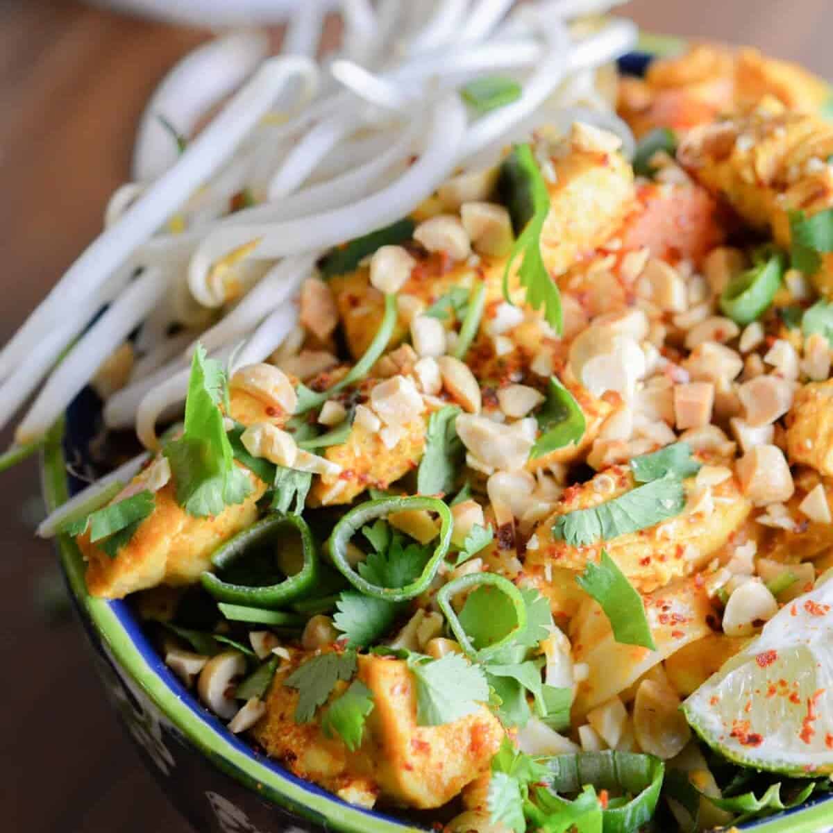 Chicken Curry Noodle Bowls