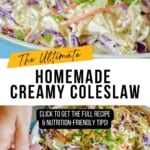 The Ultimate Coleslaw Pinterest Pin