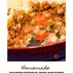 Homemade Easy Shepherd's Pie Recipe Pinterest Pin