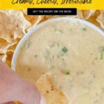 Queso Dip Recipe Pinterest Pin