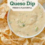The Best Queso Dip Pinterest Pin