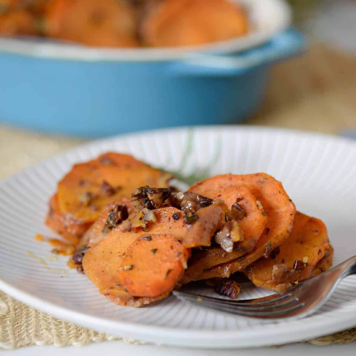 easy holiday roasted sweet potatoes
