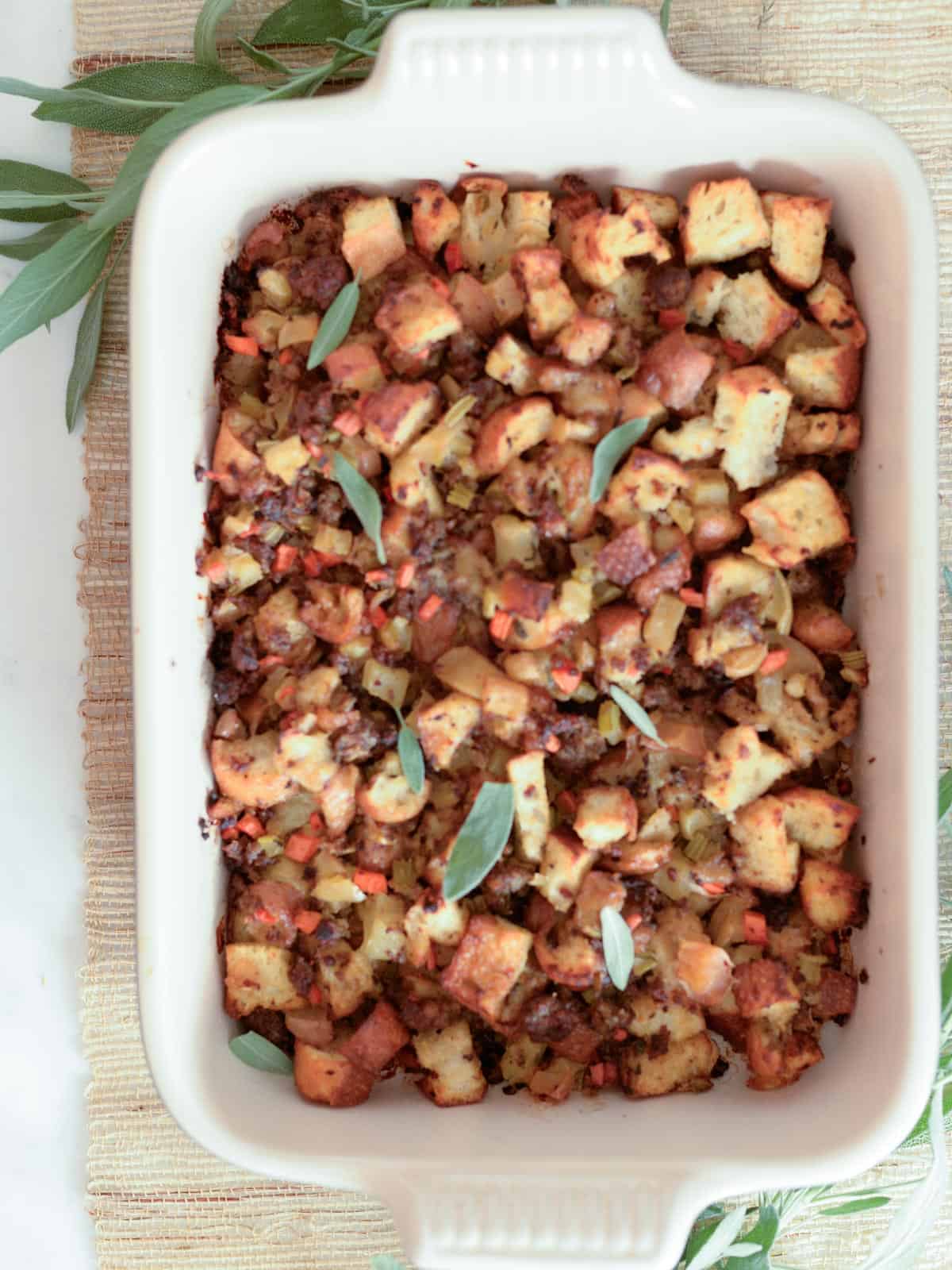 apple sausage stuffing