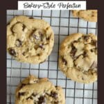 The Ultimate Salted Chocolate Chip Cookies Pinterest Pin