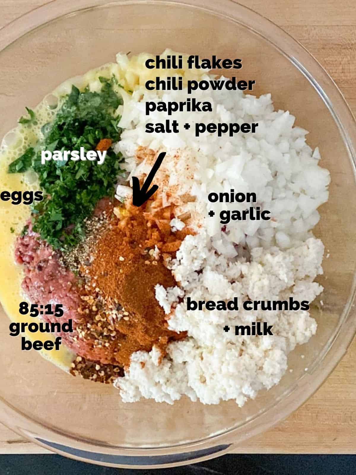 Add the ingredients in a glass bowl