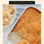 Easy & Delicious Cheesy Potato Casserole Pinterest Pin