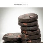 chocolate shortbread double dark cookies, pinterest