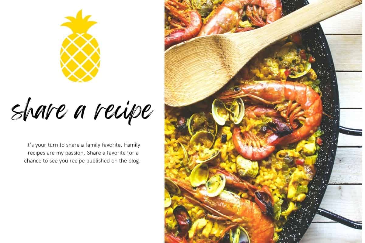 share a recipe with foodology geek