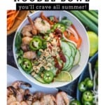 Healthy Vermicelli Noodle Bowl Pinterest Pin