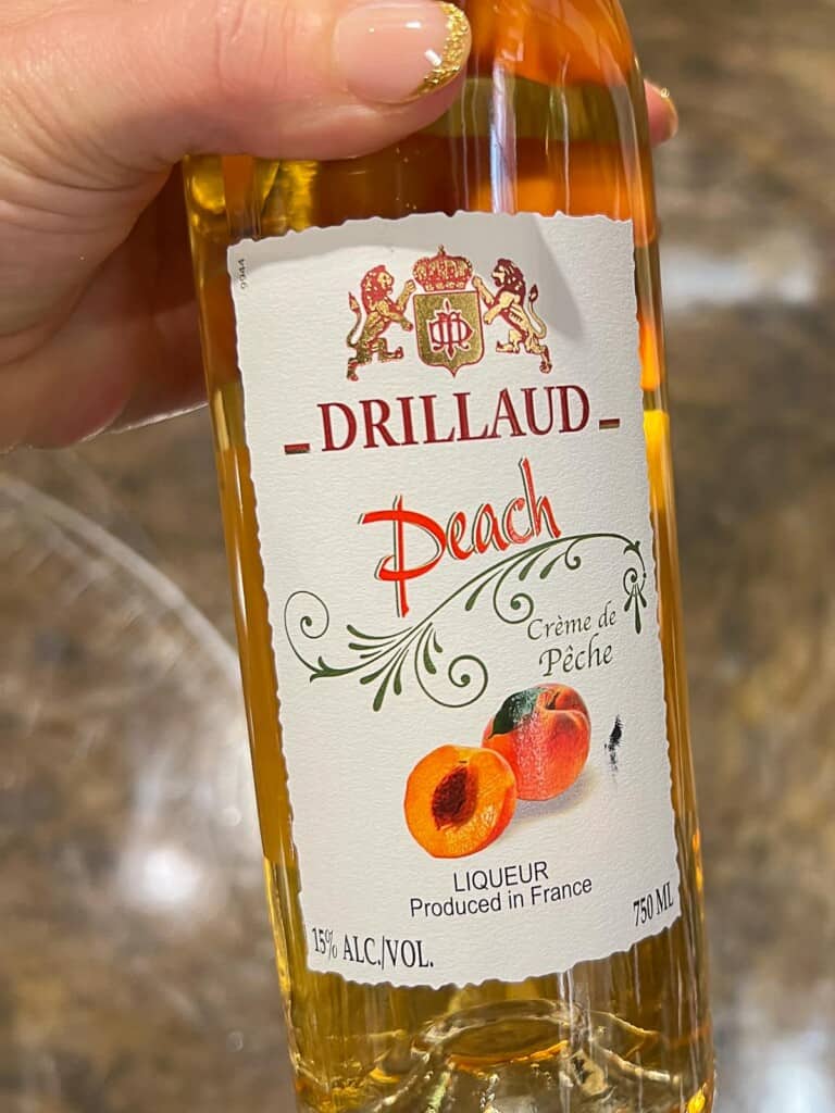drillaud peach liqueur from france