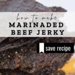 How to Make Been Jerky Pinterest Pin