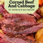 The Ultimate Corned Beef and Cabbage Pinterest Pin