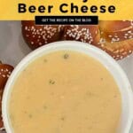 Creamy Pub Style Beer Cheese Pinterest Pin