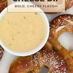 Easy Beer Cheese Dip Pinterest Pin