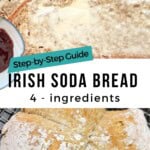 Step-By-Step Irish Soda Bread Pinterest Pin