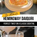 The Ultimate Hemingway Daiquiri Pinterest Pin