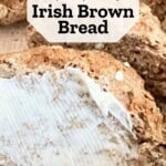 Traditional Irish Brown Bread Pinterest Pin