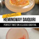 authentic Hemingway daiquiri Pinterest Pin