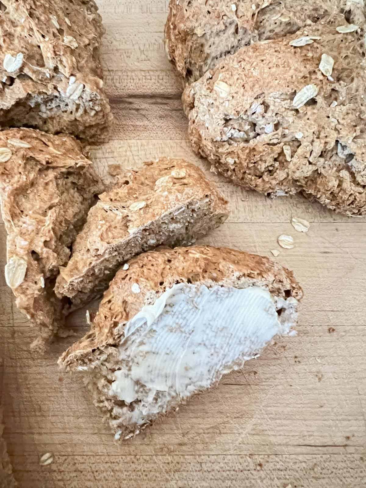 buttered irish soda bread