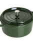 staub 4 quart dutch oven in basil
