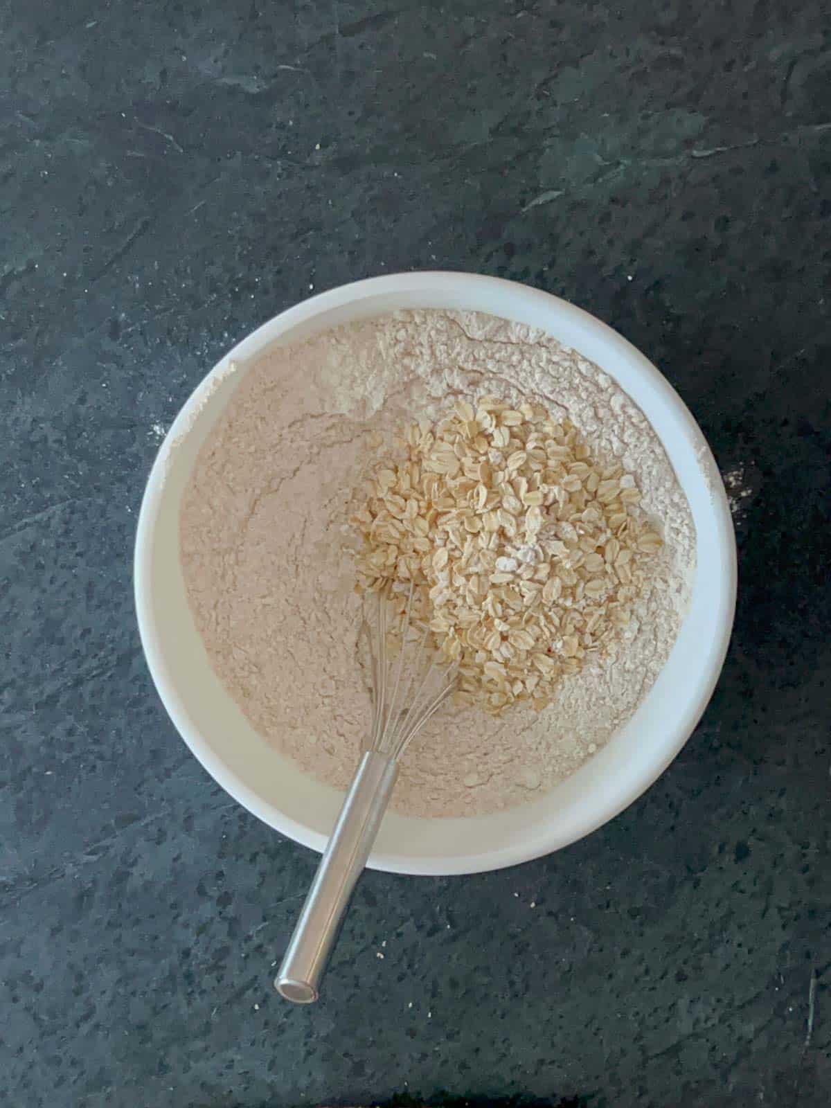 add the oats, don't use instant oats. 