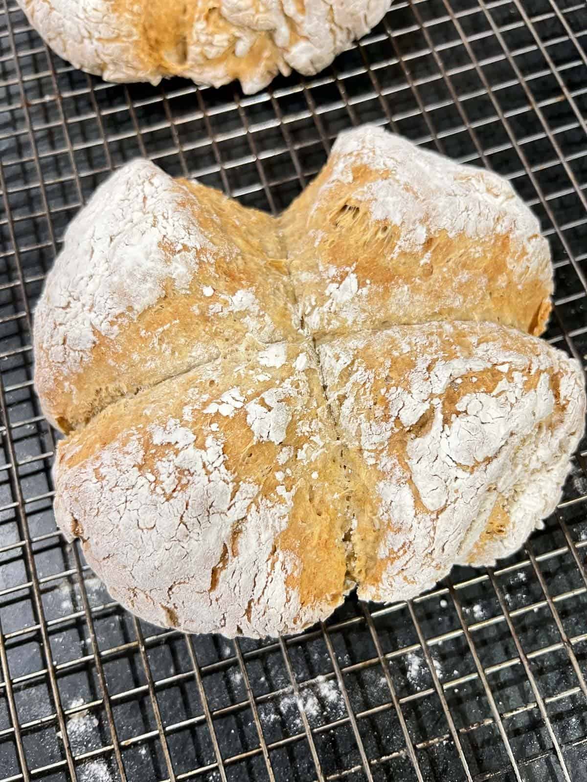 one large loaf of soda bread