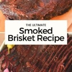 smoked brisket pinterest pin