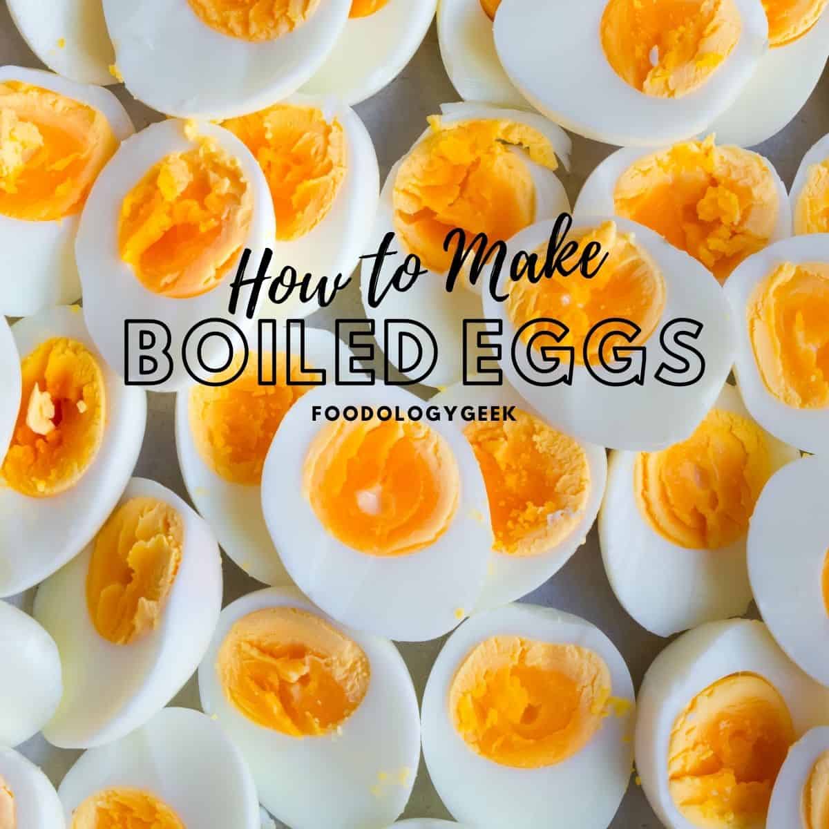 How To Boil Eggs