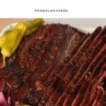 smoked brisket pinterest pin