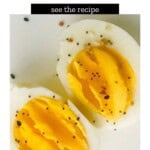 Secret to Perfect Hard-Boiled Eggs Pinterest Pin