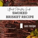 smoked brisket pinterest pin