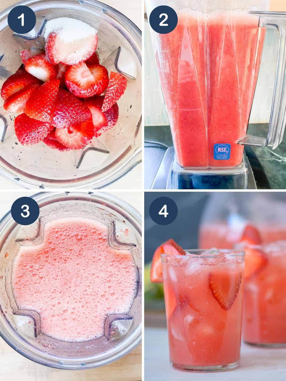 steps to making agua fresca